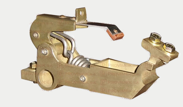 Portaescobillas brazo de fundición doble