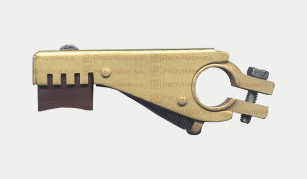 Portaescobilla brazo de chapa doble o simple