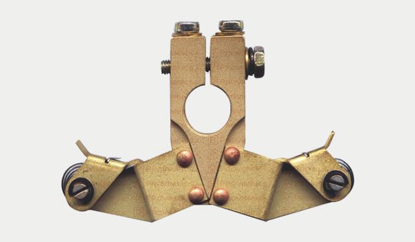 Portaescobilla brazo de chapa doble o simple